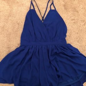 Blue romper